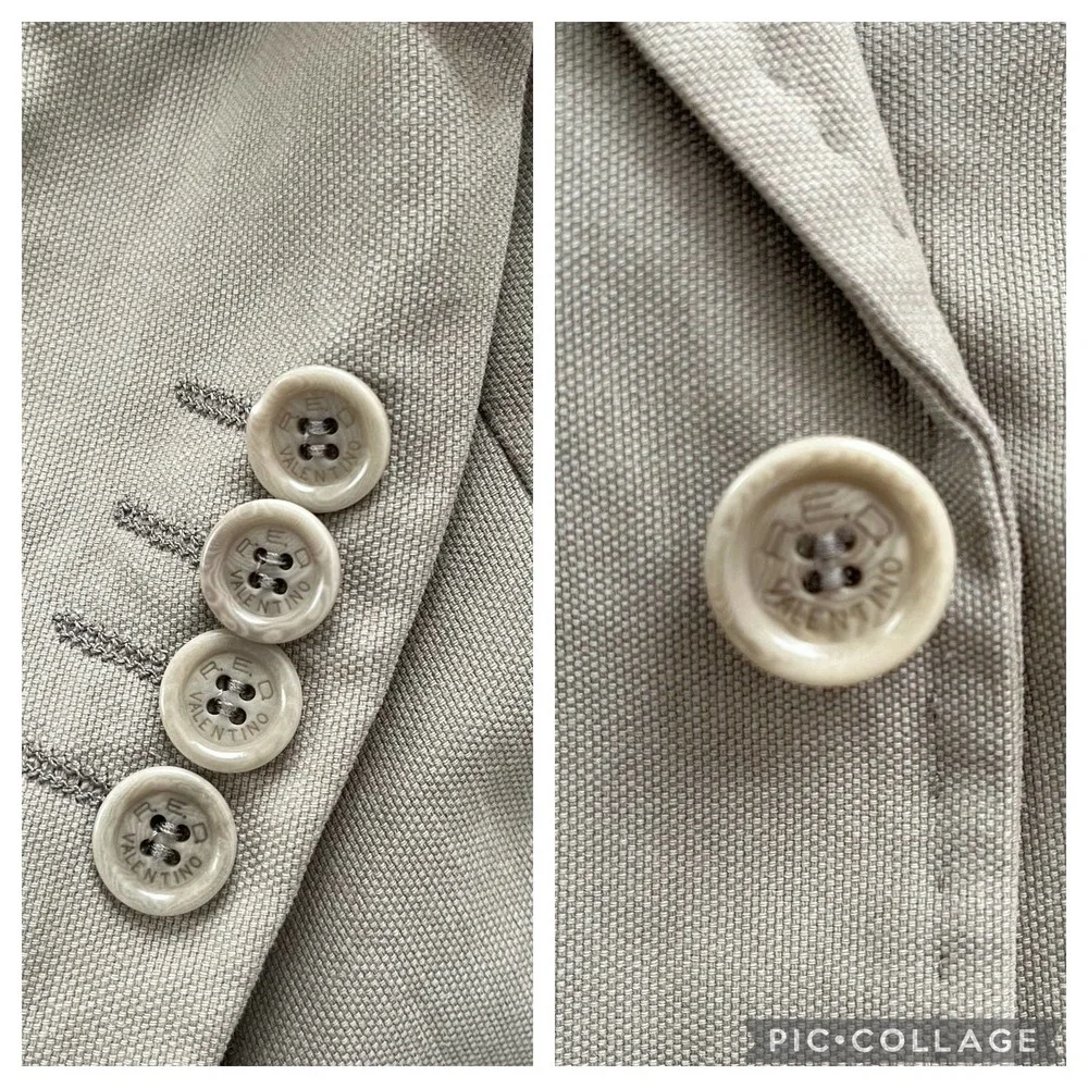 Red Valentino Tan Cotton Blazer Men Size XL/ US42/ IT52